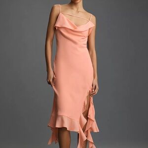 MareMare Peach Ruffle Dress